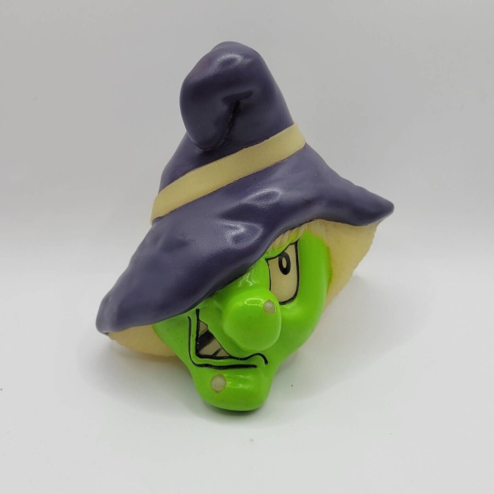 Vintage 1987 Dakin Halloween Witch Glow in Dark Rubber Door Knob Cover